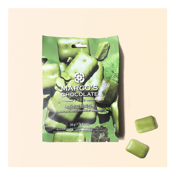 Greentea Chocolate Barley Hardtack